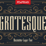 Grotesque Font Poster 3