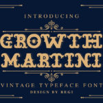 Growth Martini Font Poster 1