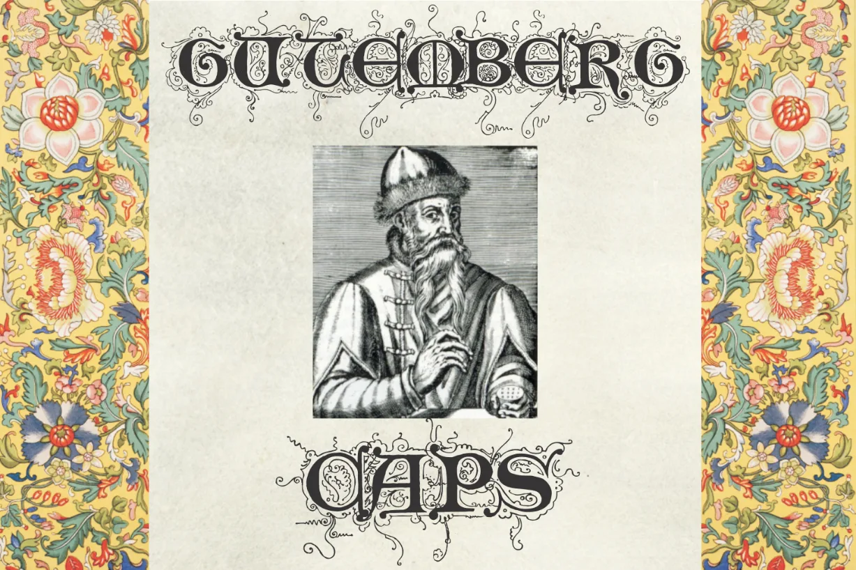 Gutemberg Psalter Gotisch Duo Font Gutemberg Psalter Gotisch Duo Font Poster 1