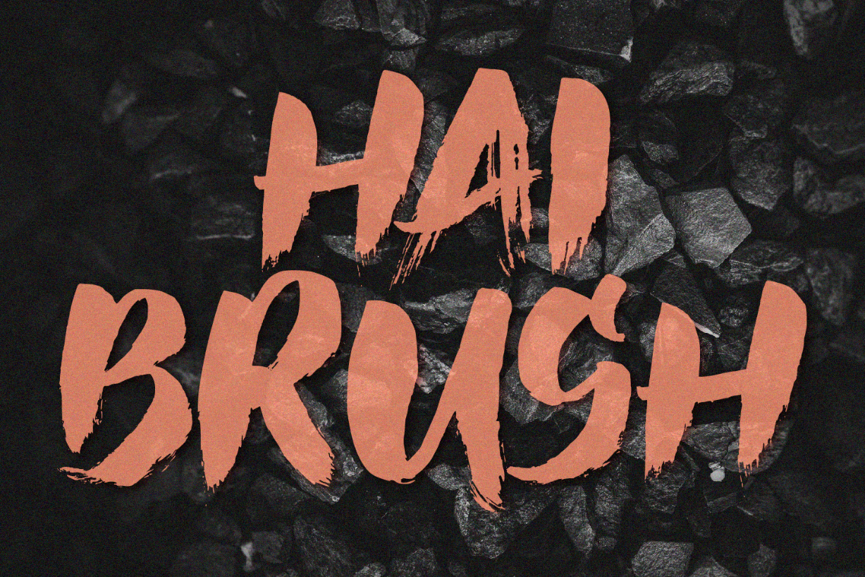 Hai Brush Font