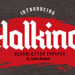 Halkind Font Poster 3