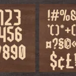 Halkind Font Poster 8