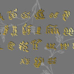 Hand Drawing Font Poster 7