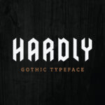 Hardly Font Poster 3