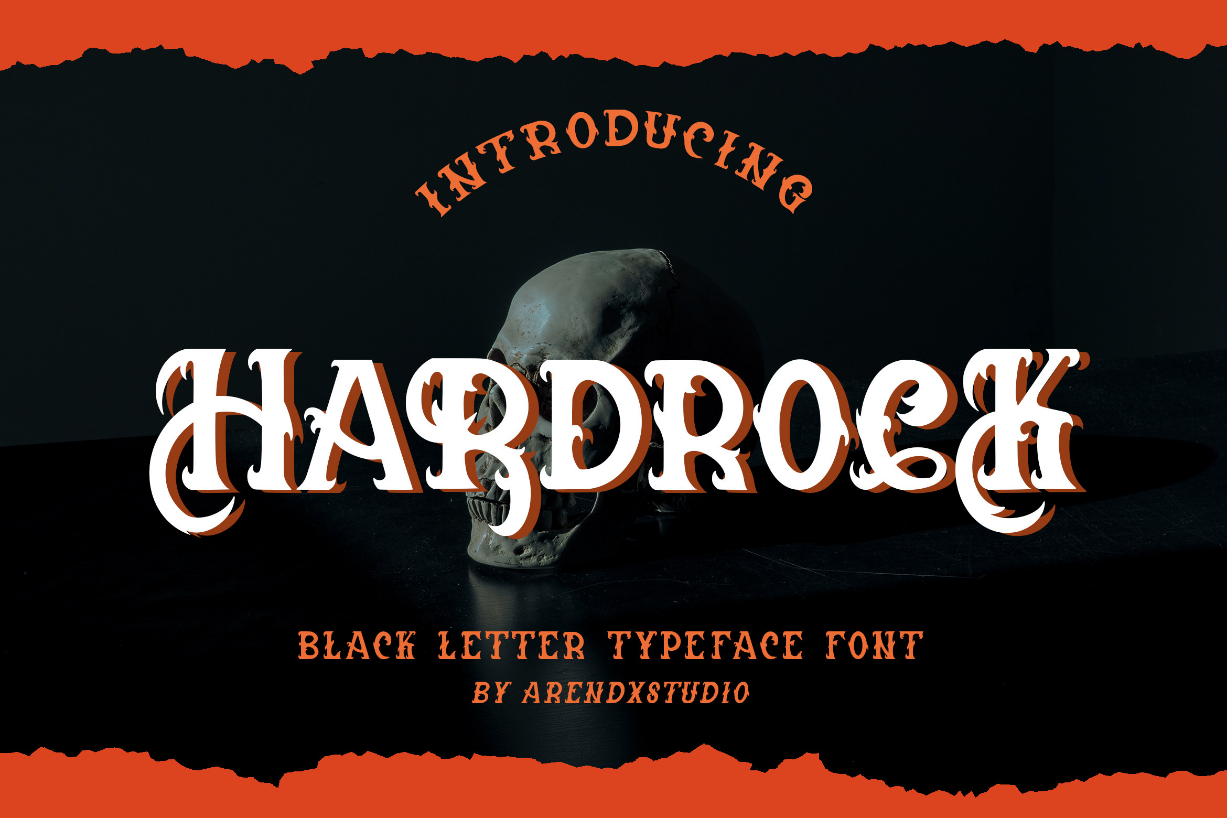 Hardrock Font Poster 1