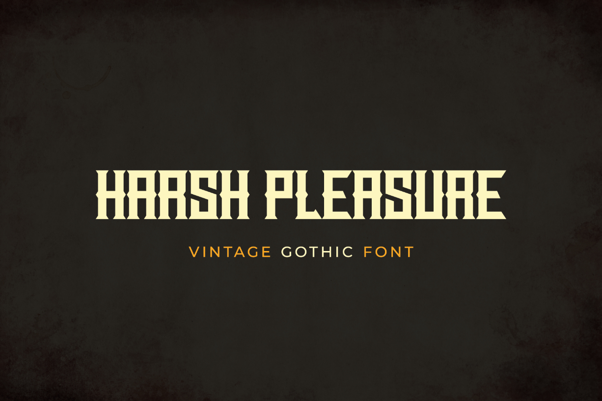 Harsh Pleasure Font