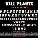 Hell Plants Font Poster 10