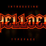 Hellder Font Poster 3