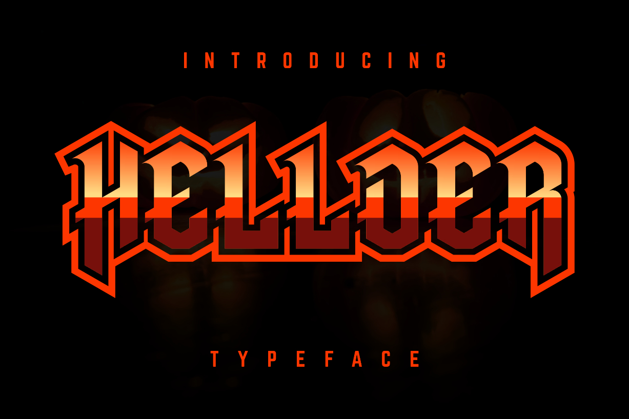 Hellder Font Poster 1