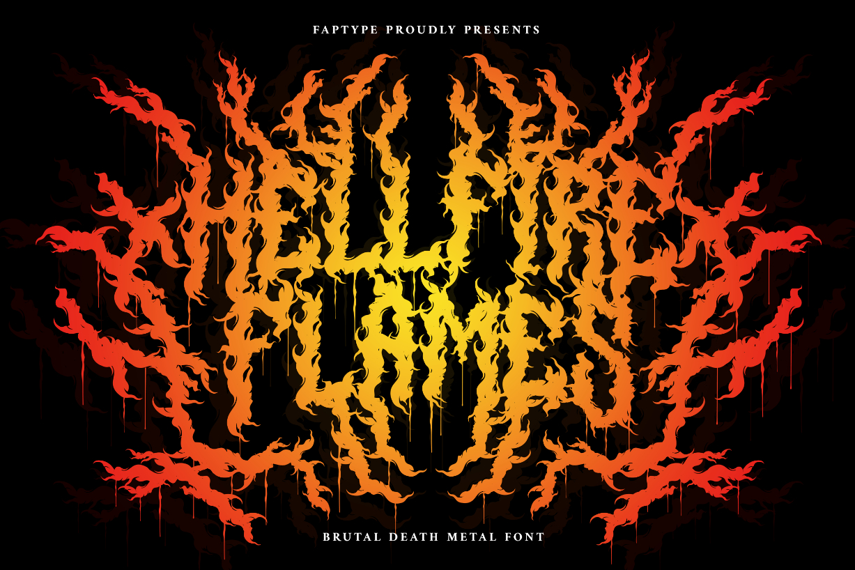 Hellfire Flames Font