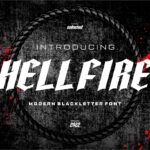 Hellfire Font Poster 3