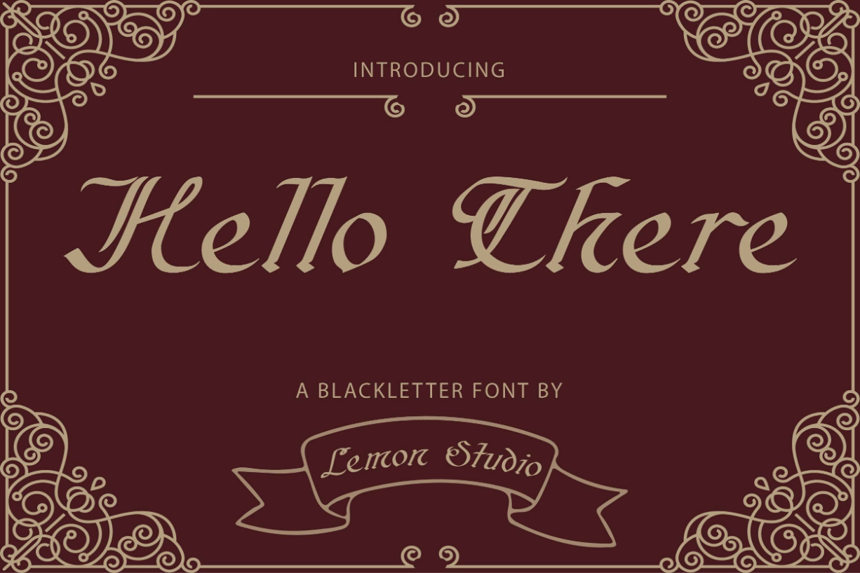 Hello There Font Poster 1