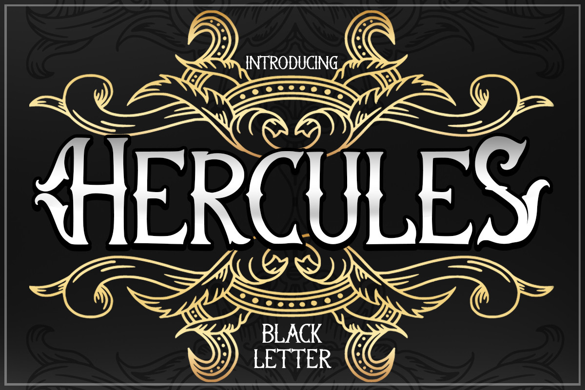 Hercules Font Poster 1