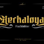 Herkaloya Font Poster 3