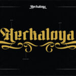 Herkaloya Font Poster 8