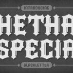 Hetha Specia Font Poster 3
