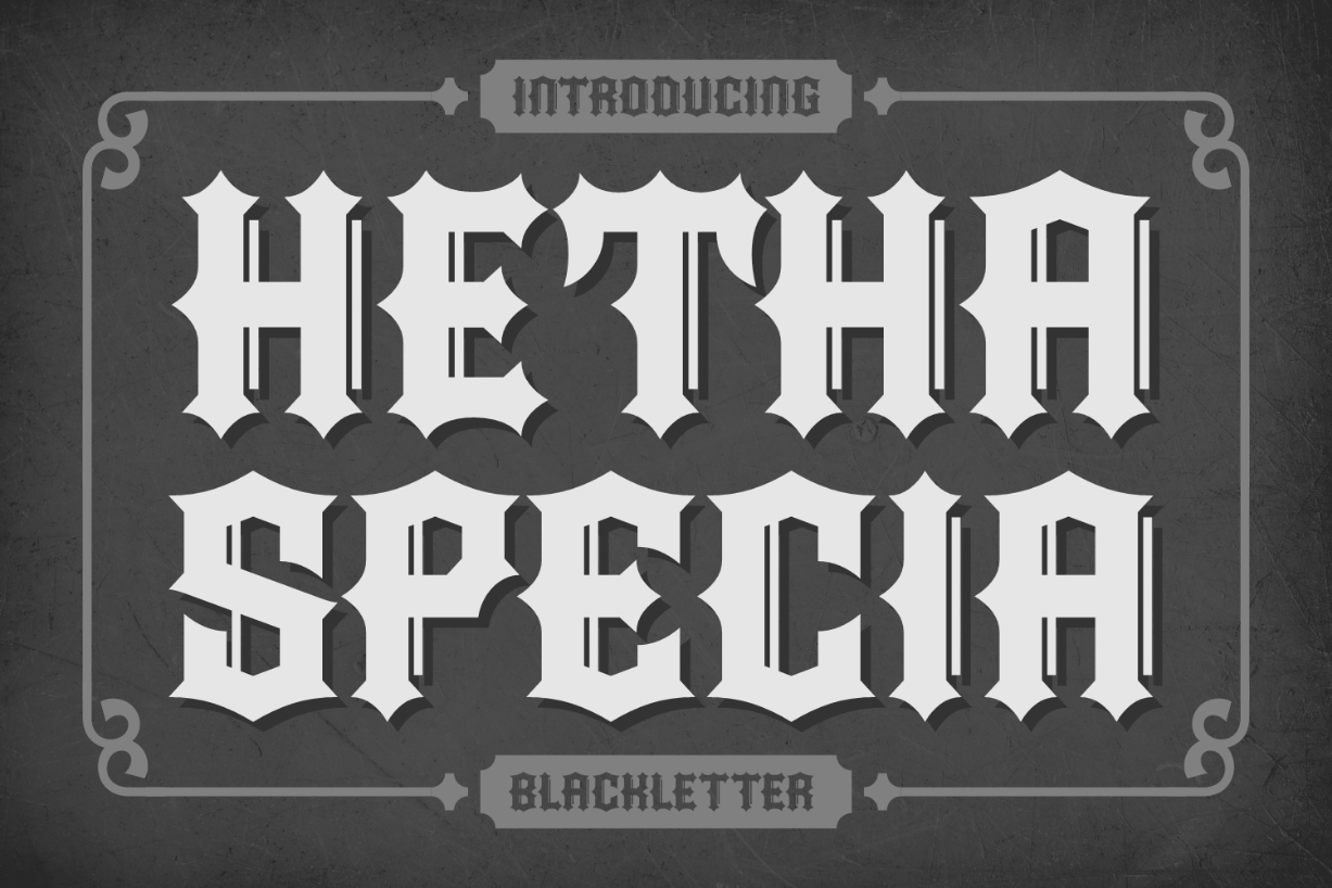 Hetha Specia Font Poster 1