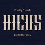 Hicos Font Poster 3