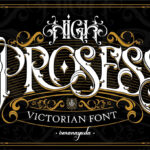 High Prosess Font Poster 3