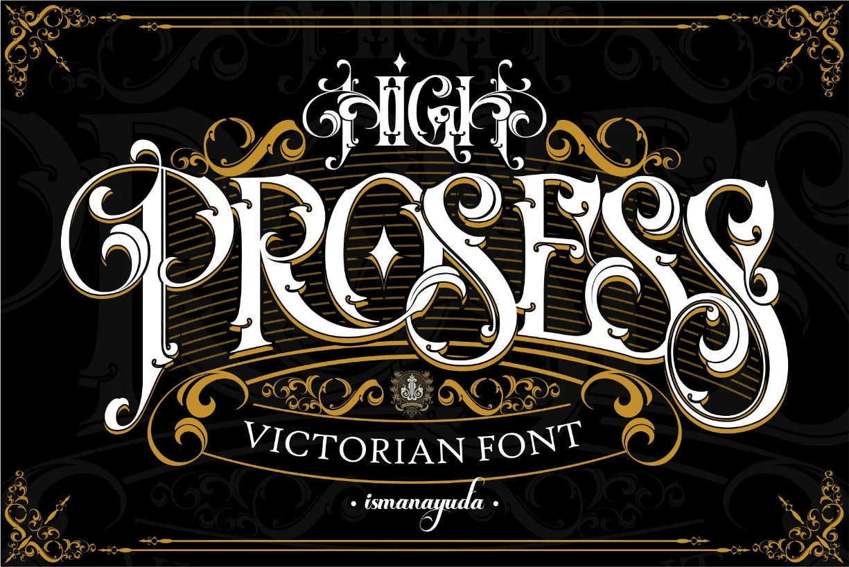 High Prosess Font High Prosess Font Poster 1