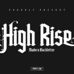 High Rise Font Poster 3
