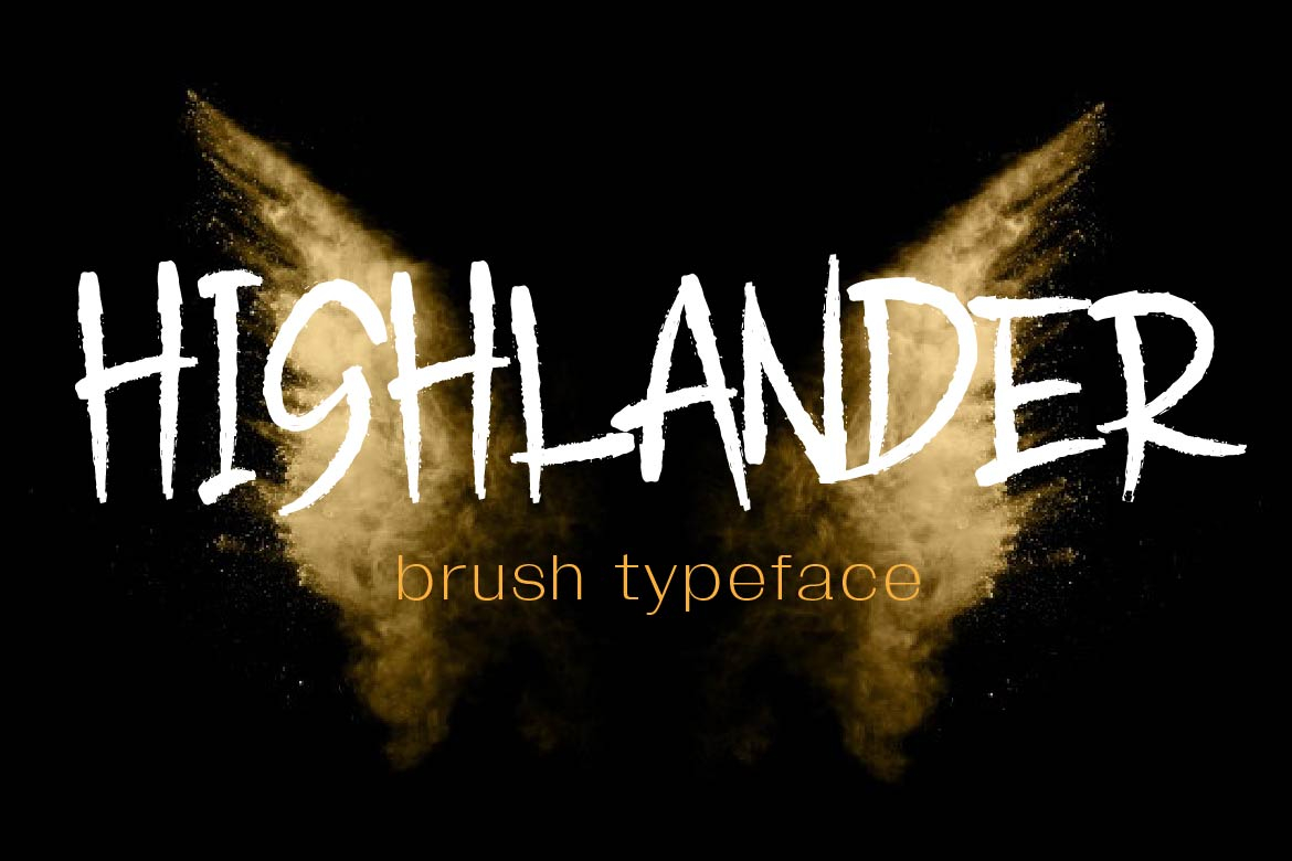 Highlander Font Poster 1