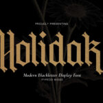 Holidak Font Poster 3