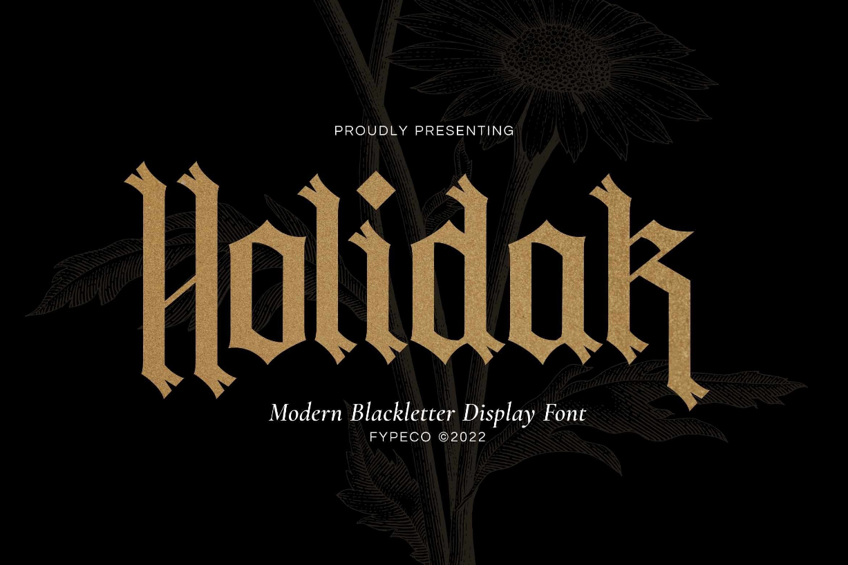 Holidak Font