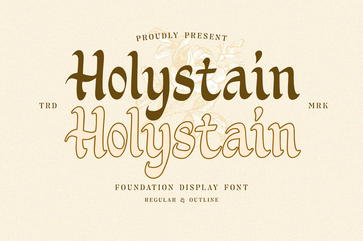 Holystain Font Poster 1