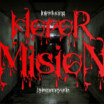 Horor Mision Font Poster 3