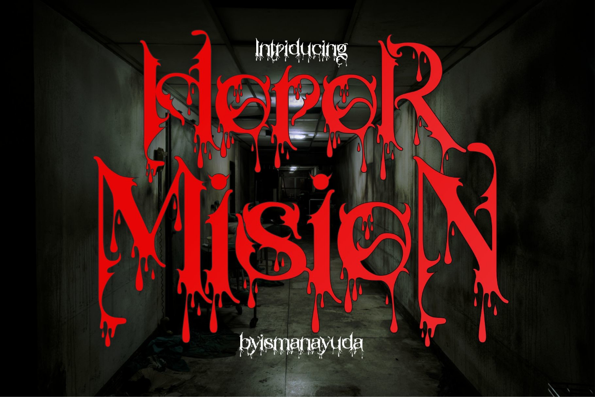 Horor Mision Font