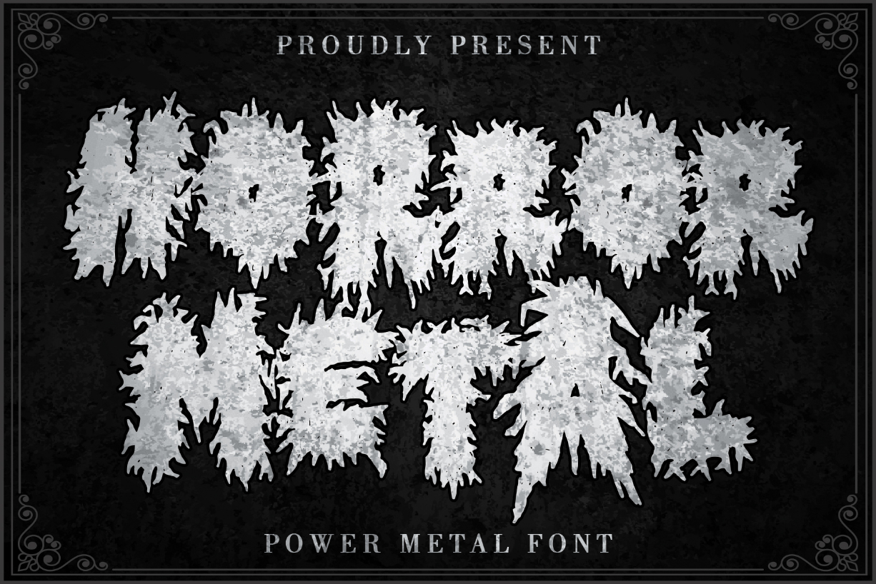 Horror Metal Font