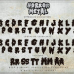 Horror Metal Font Poster 10