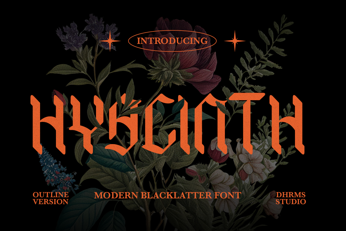 Hyacinth Font Poster 1