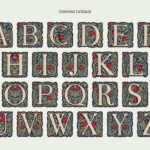Illuminated Initials Font Poster 6