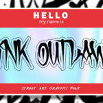 Ink Outlaw Font Poster 1