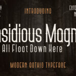 Insidious Magna Font Poster 3