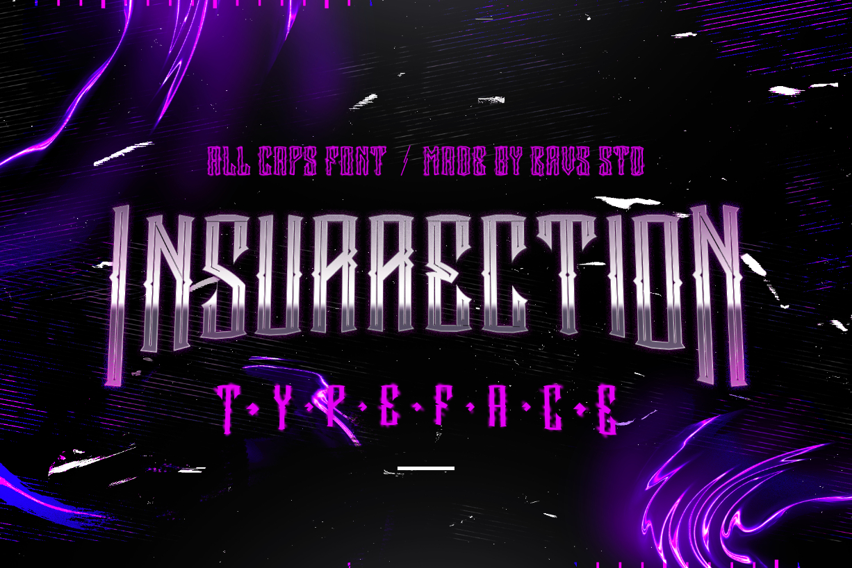 Insurrection Font Poster 1