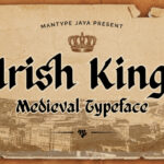 Irish King Font Poster 3