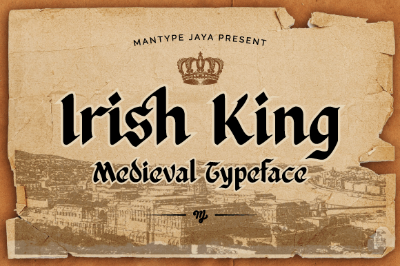 Irish King Font Poster 1