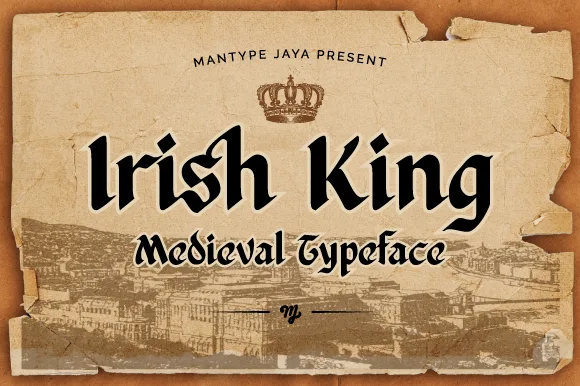 Irish King Font Irish King Font Poster 1