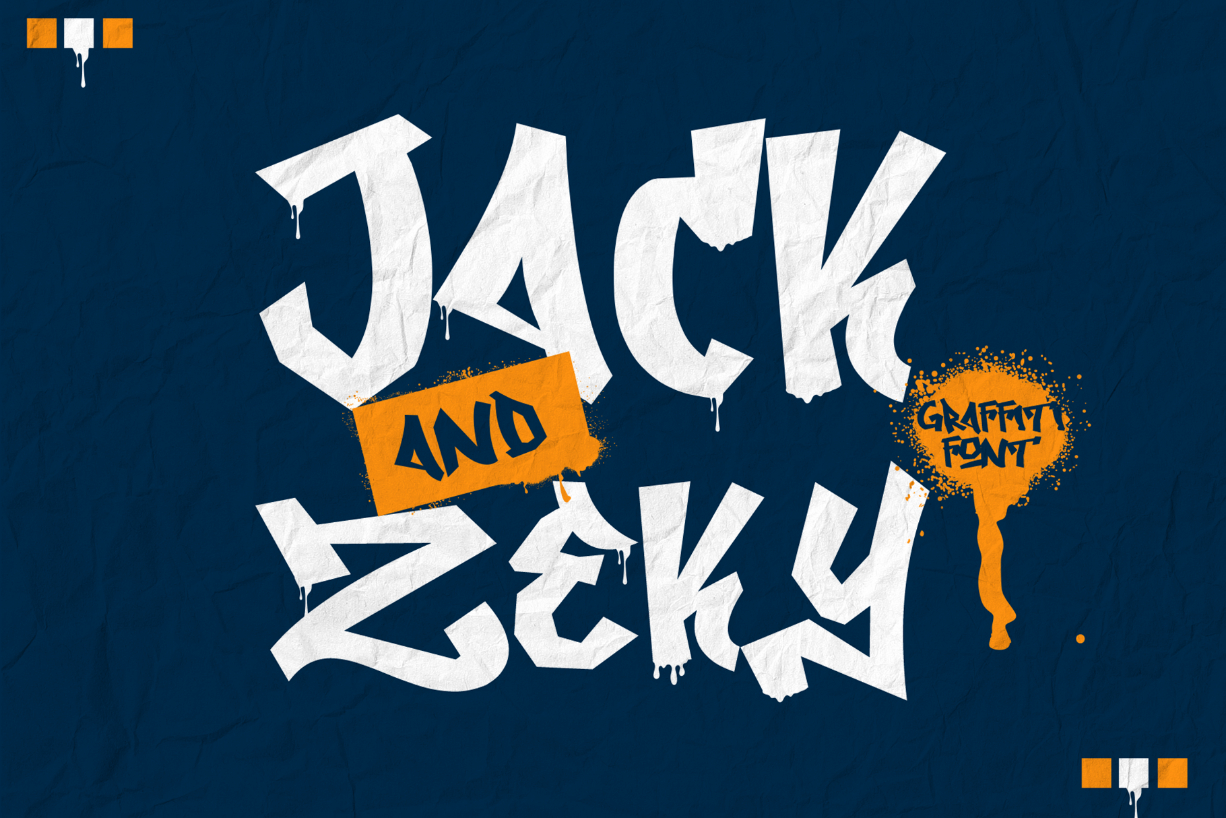 About Jack and Zeky Font Poster 1