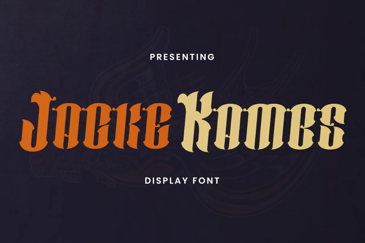 Jacke Kambs Font Jacke Kambs Font Poster 1