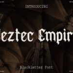 Jeztec Empire Font Poster 3