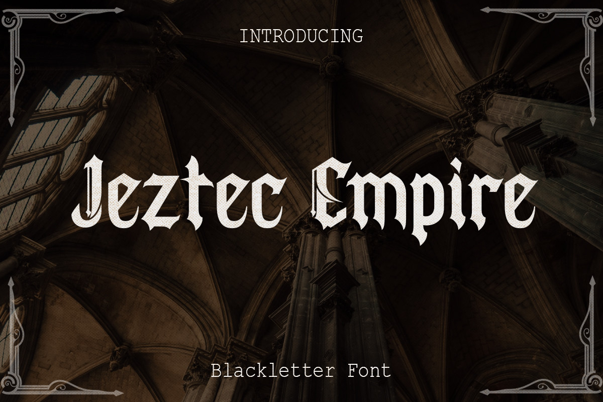 Jeztec Empire Font Poster 1