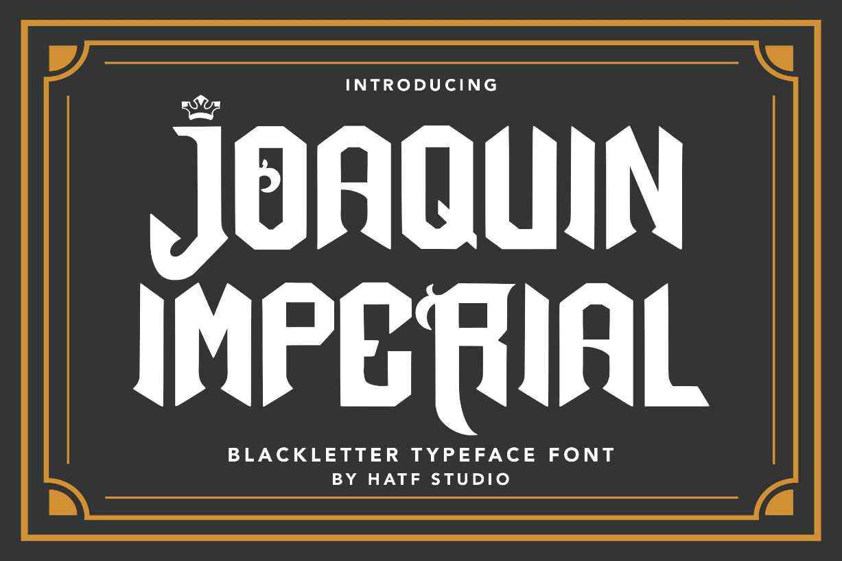 Joaquin Imperial Font Poster 1