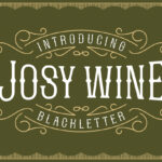 Josy Wine Font Poster 3