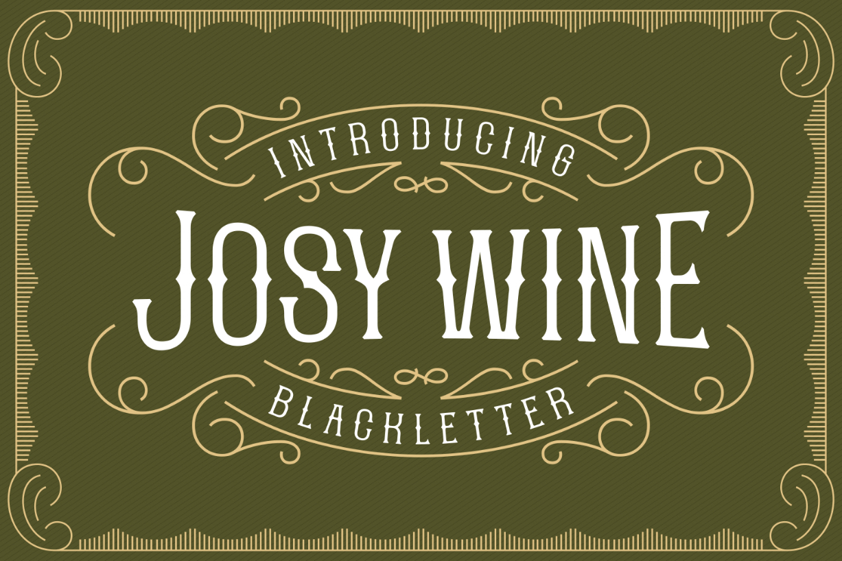 Josy Wine Font Poster 1