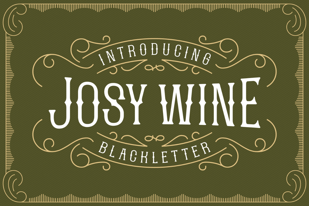 Josy Wine Font