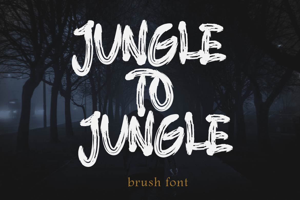 Jungle to Jungle Font Poster 1